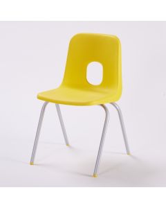 Series E Chair Silver Frame 260mmYellow