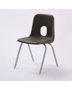 Series E Chair Grey Frame 310mm Brown