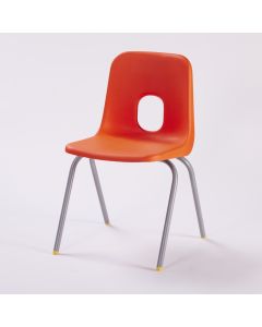 Series E Chair Grey Frame 310mm Orange