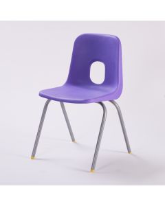 Series E Chair Grey Frame 350mm Purple