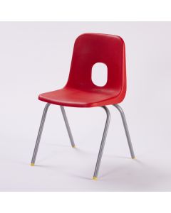 Series E Chair Grey Frame 350mm Red