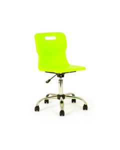 Titan Swivel Chair 490-555mm Glides Grey