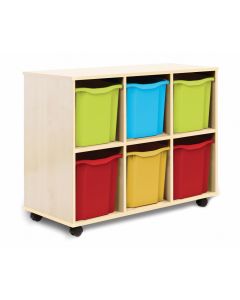Allsorts 6 Quad Tray Maple Unit Multicoloured