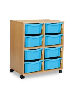 Allsorts 8 Double Beech Unit Cyan