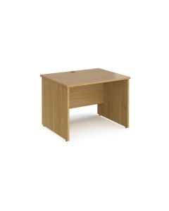 Rectangular Panel End Desk W1200mm Oak