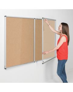 Eco Tamperproof Noticeboard H1200xW2400mm Natural