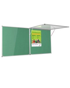 Eco Tamperproof Noticeboard H1200xW1800mm Green