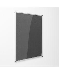 Eco Tamperproof Noticeboard H1200xW900mm Charcoal