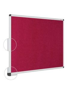 Eco Aluminium Framed Board 1200x1800mm Raspberry