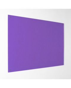 Eco Frameless Noticeboard H1200xW1800mm Purple