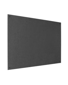 Eco Frameless Noticeboard H900xW1200mm Charcoal