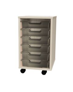 Premium 6 Shallow Tray Maple Unit Clear