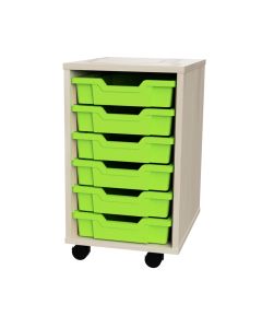 Premium 6 Shallow Tray Maple Unit Lime