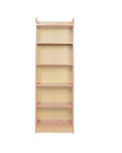 Library Bookcase Slimline MapleH1750mm