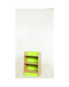 Library Bookcase Slimline Blue H1500mm