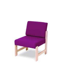 Wooden Easy Seating Chair Raspberry