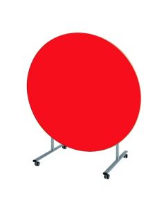 Circular Tilt Top Table 640mm Light Grey