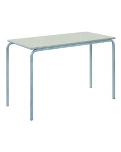 Crush Bent Rectangular Table 110x55x53cm Ailsa Top Grey Edge