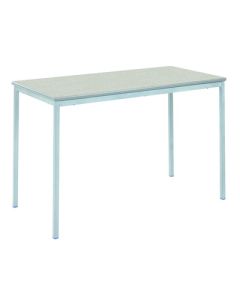 Fully Welded Rectangular Table 120x60x46cm Ailsa Top LGrey Edge