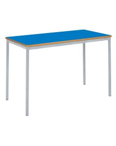 Fully Welded Rectangular Table 120x60x64cm Blue