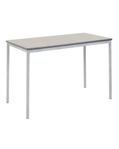 FWelded Rectangular Table 110x55x64cm Ailsa Top Char Edge