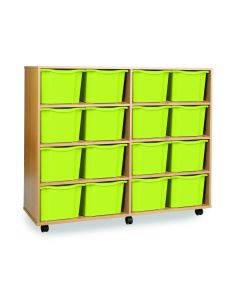 16 Triple Tray Unit Beech Lime