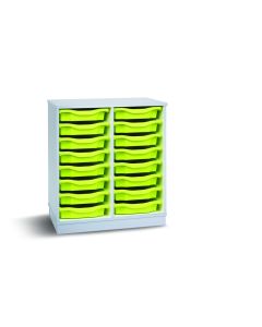 16 Single Tray Unit Grey Lime