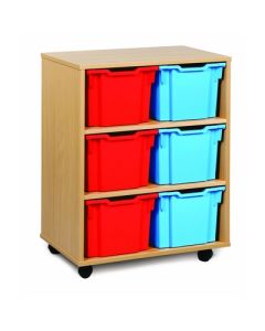 6 Triple Tray Unit Beech Lime