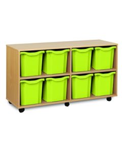8 Quad Tray Unit Beech Lime