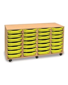 28 Single Tray Unit Beech Lime