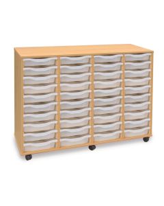 40 Single Tray Unit Clear
