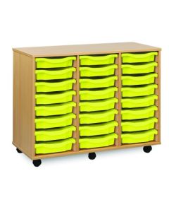 24 Single Tray Unit Beech Lime
