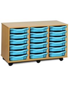 18 Single Tray Unit Cyan