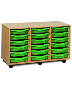 18 Single Tray Unit Green