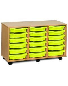 18 Single Tray Unit Beech Lime