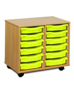 12 Single Tray Unit Lime