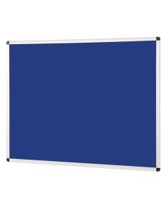 Aluminium Framed Noticeboard H900xW1200mm Dark Blue