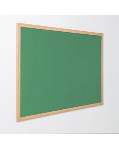 Eco Friendly Light Oak  Noticeboard H900xW600mm Green