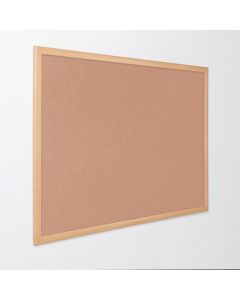 Eco Friendly Light Oak Noticeboard H900xW600mm Natural