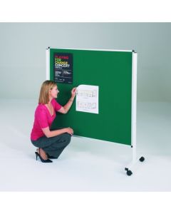Budget Mobile Noticeboard 900x1200mm Grey