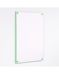 Colour Edged Whiteboards 900x600mm Green