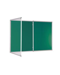 Tamperproof Noticeboard H1200 x W2400mm Green