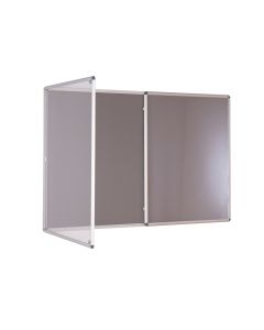 Tamperproof Noticeboard H1200 x W1800mm Grey
