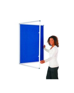 Tamperproof Noticeboard H1200 x W1200mm Burgundy