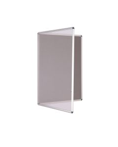 Tamperproof Noticeboard H1200xW900mm Grey
