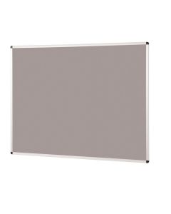Aluminium Framed Noticeboard H1200xW1500mm Grey