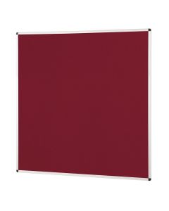 Aluminium Framed Noticeboard H1200xW1200mm Burgundy