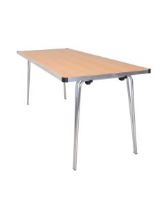 Contour Folding Table 1520x610x635mm Beech