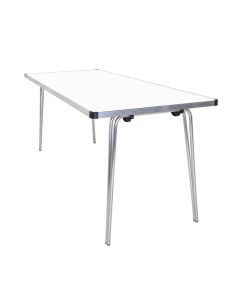 Contour Folding Table 1520x610x635mm White