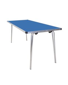 Contour Folding Table 1520x685x700mm Azure